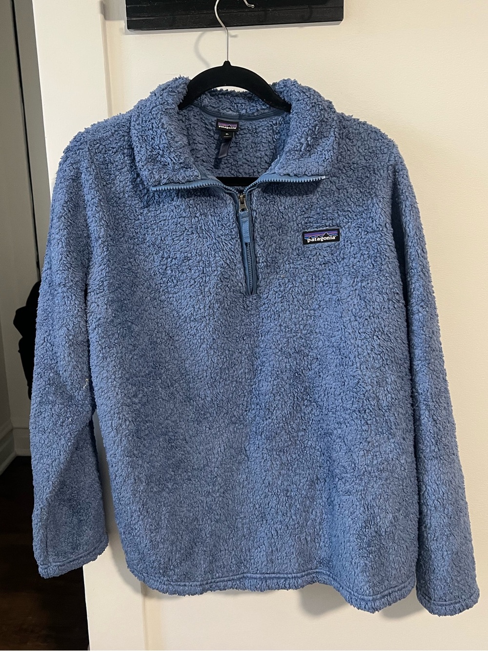 Patagonia Woolly Blue Los Gatos Quarter-Zip Fleece Pullover